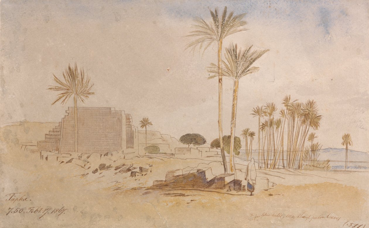 Tapha, 7-50 om morgenen, 17. februar 1867 af Edward Lear