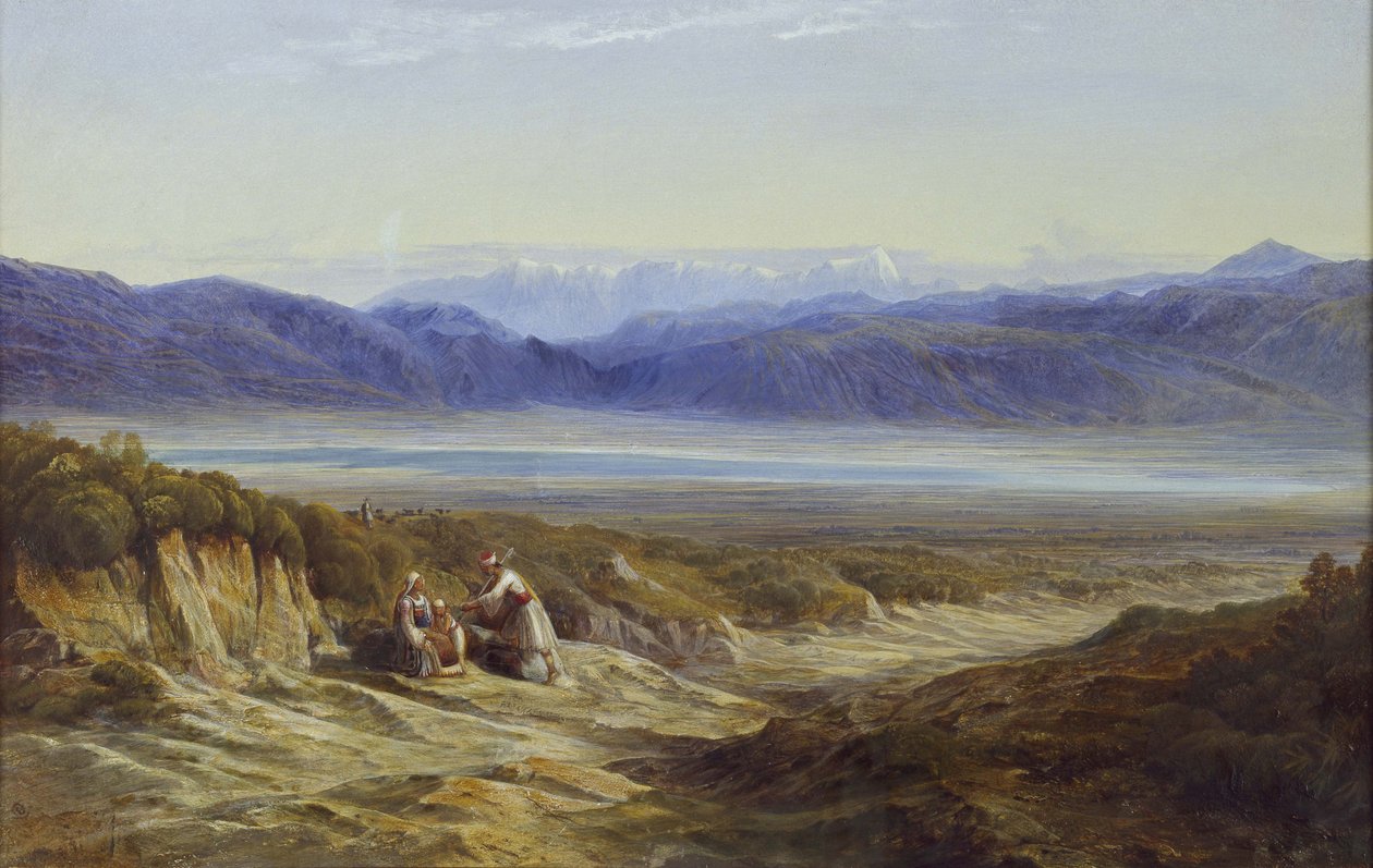 Thermopylae, 1872 af Edward Lear