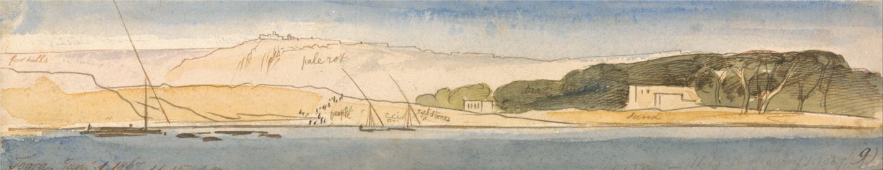 Toara, kl. 11-15, 1. januar 1867 (9) af Edward Lear