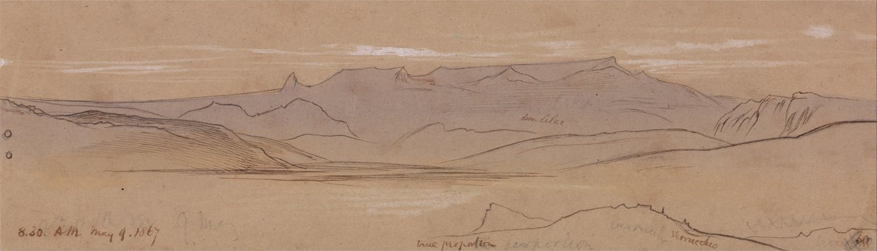 Verucchio af Edward Lear