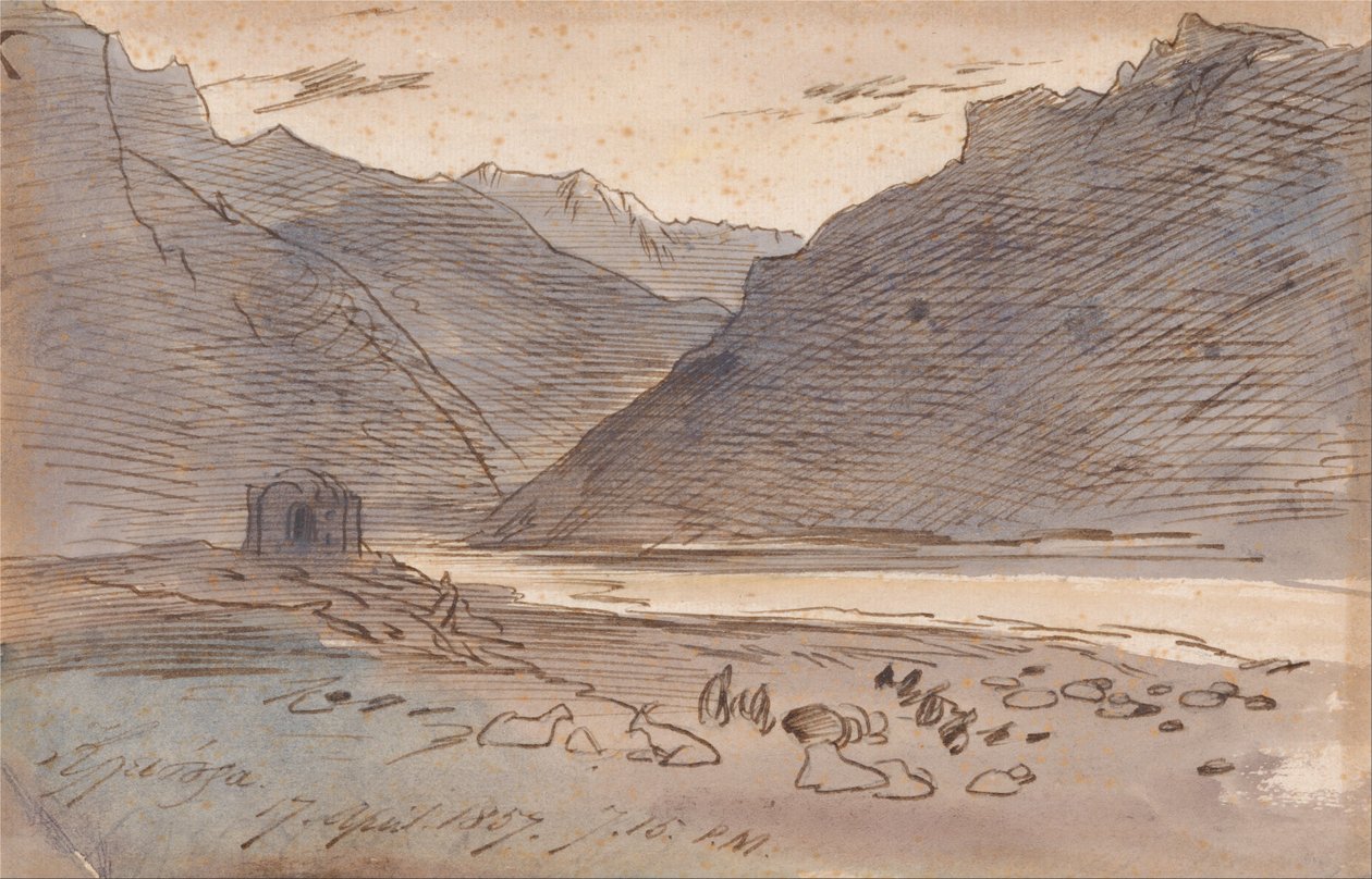 Vjose, 7-15 kl. 17. april 1857 af Edward Lear