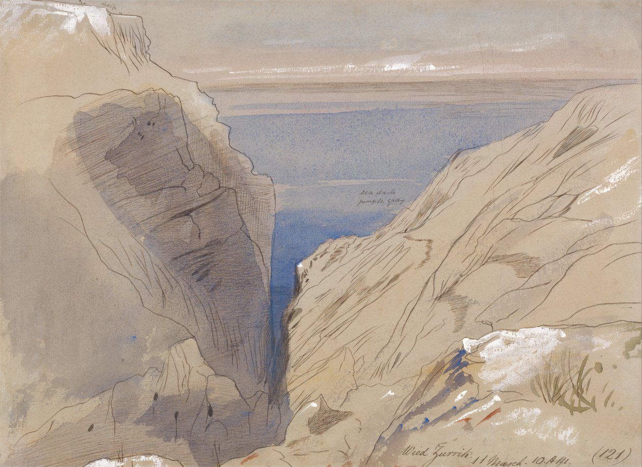 Wied Zurrik (Malta) af Edward Lear