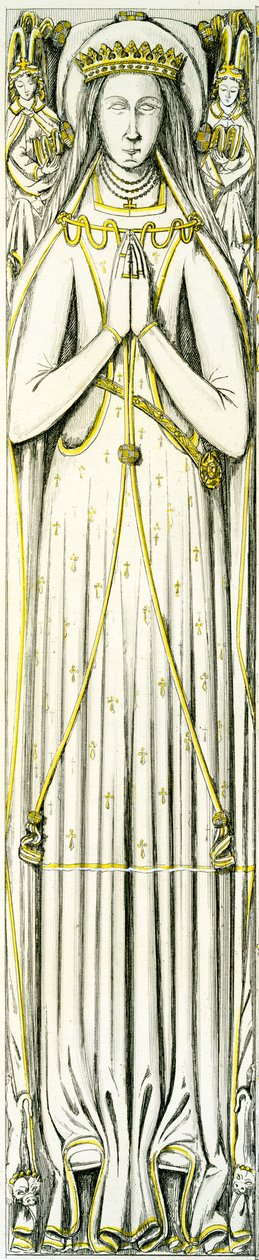 Lady Isabel Neville, alabastbillede fra Smythe Tomb, St. Peter