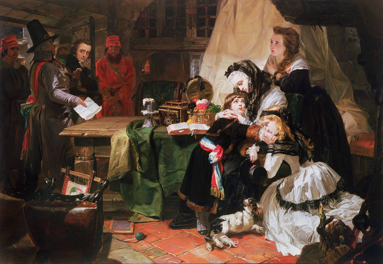 Marie Antoinette og hendes børn af Edward Matthew Ward