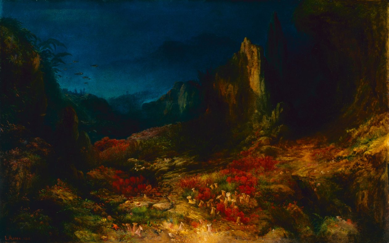 Dalen i havet af Edward Moran