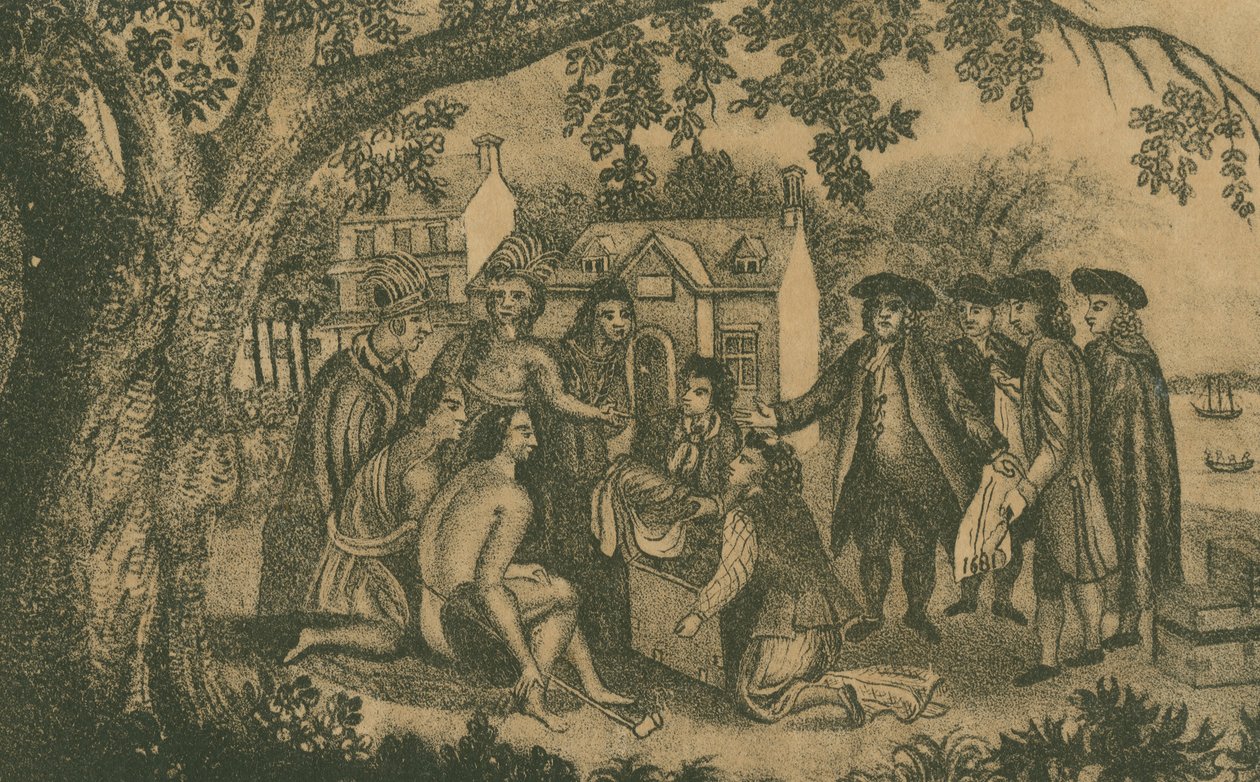 Traktattræ, c.1833 af Edward Mumford