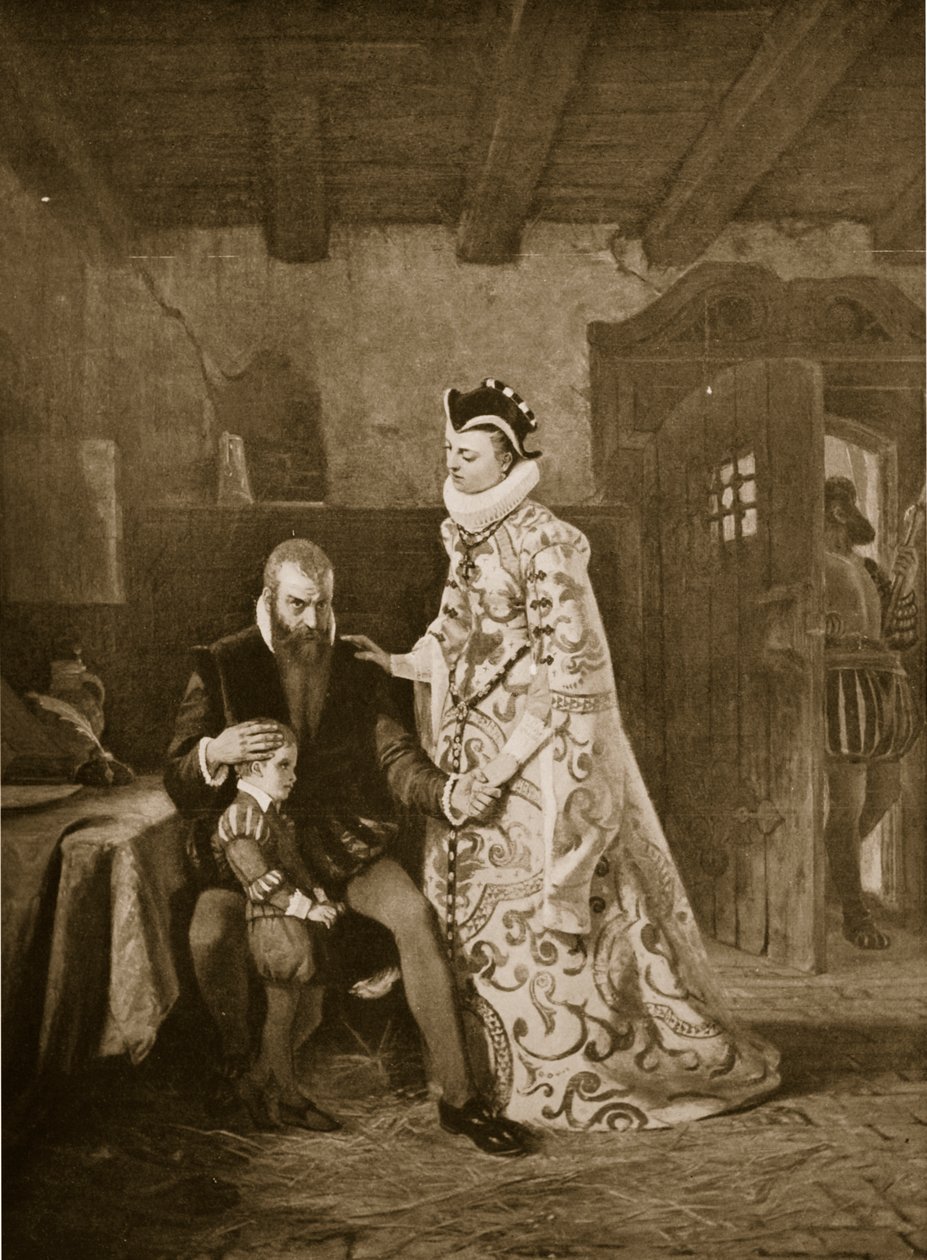 Karin Mansdatter Besøger Erik XIV i Fængslet af Edward Perseus