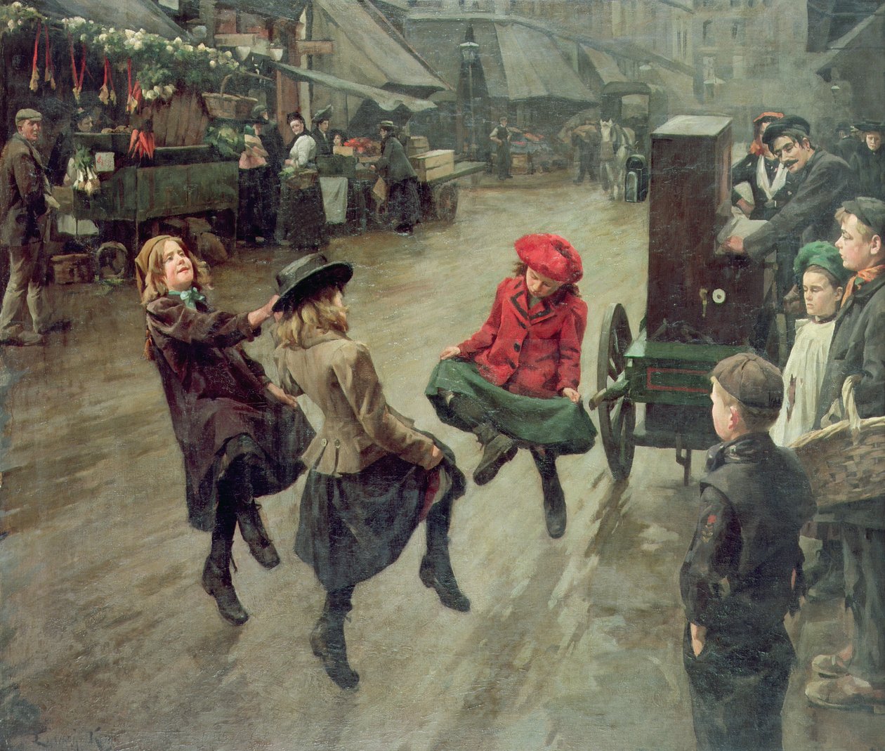 London Street Children, 1904 af Edward R. King