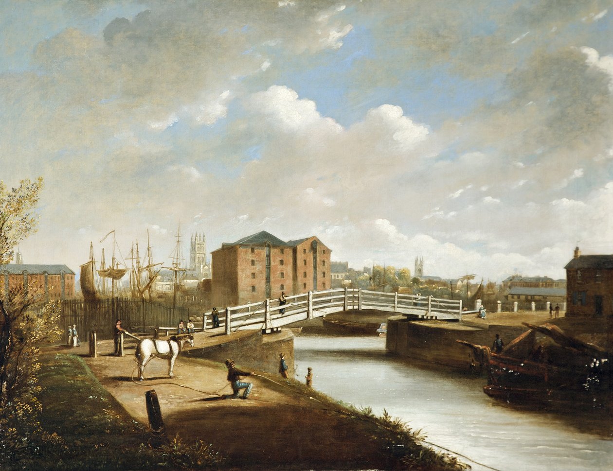 Llanthony Bridge, Gloucester Docks af Edward Smith
