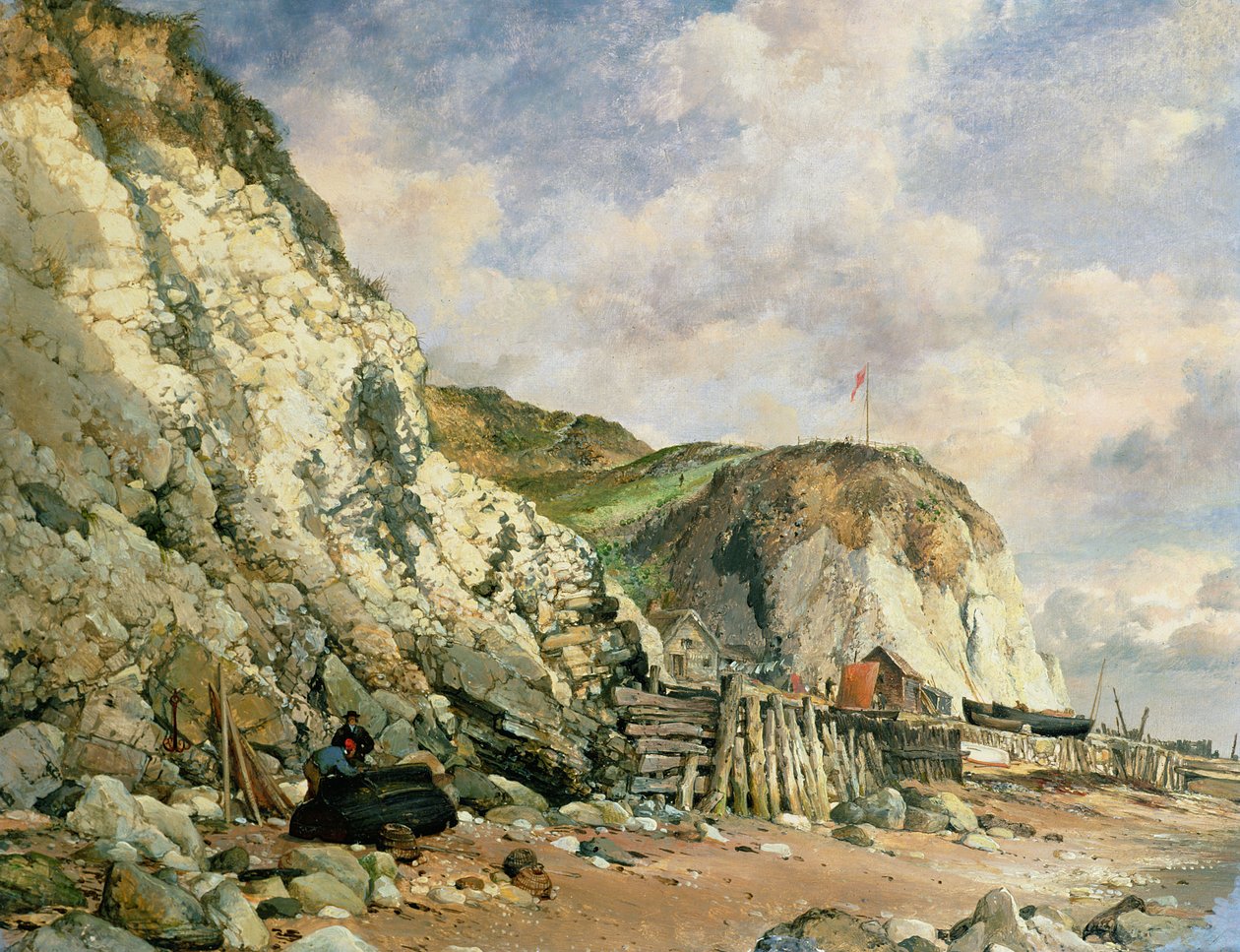 Bonchurch af Edward William Cooke