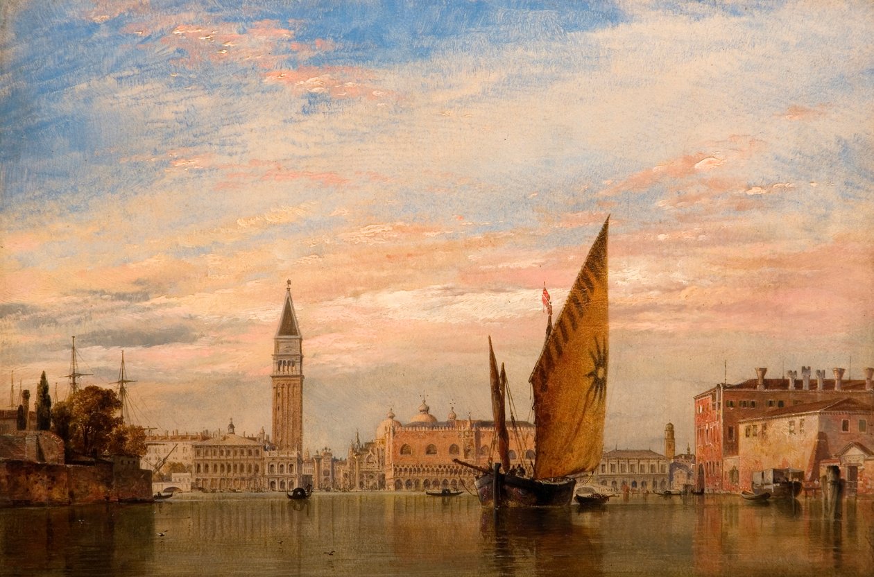 På Canal Grande i Venedig, 1851 af Edward William Cooke