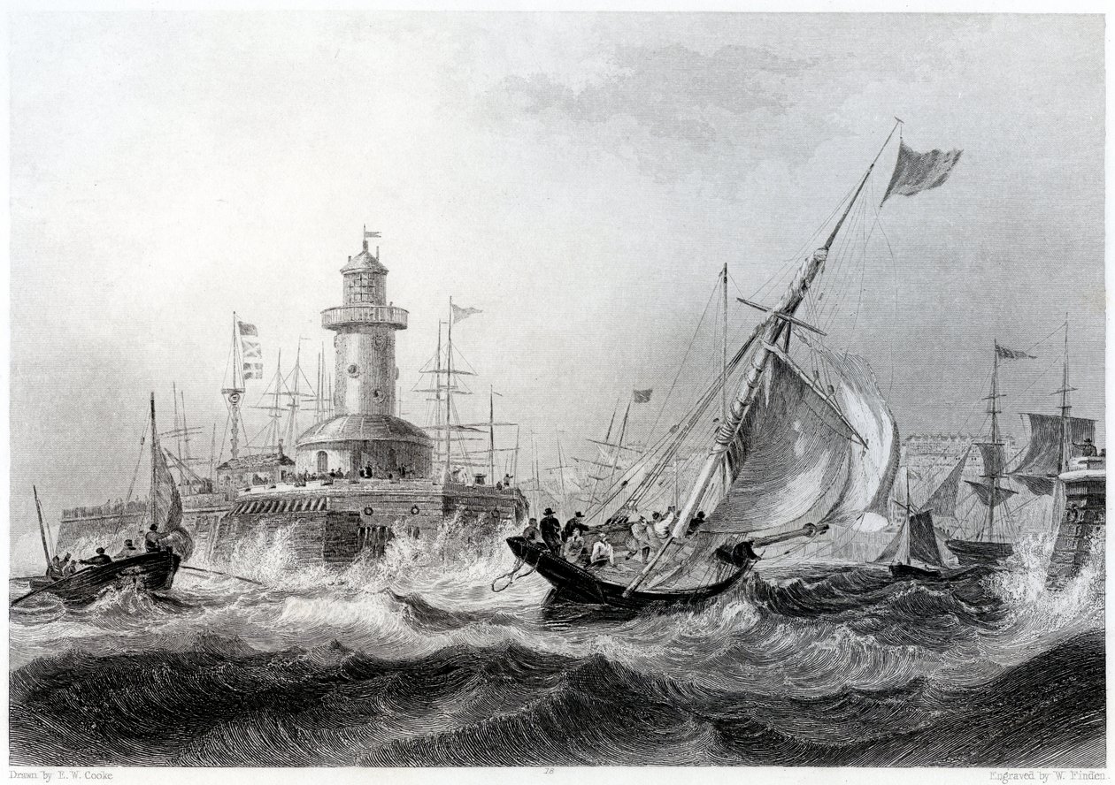 Ramsgate, 1840 af Edward William Cooke