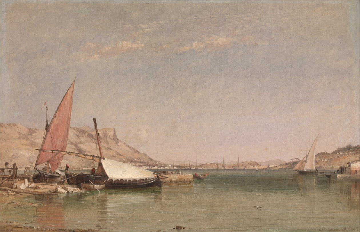 Toulon af Edward William Cooke