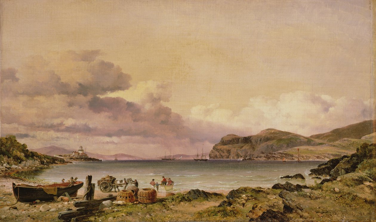 Valentina Bay af Edward William Cooke