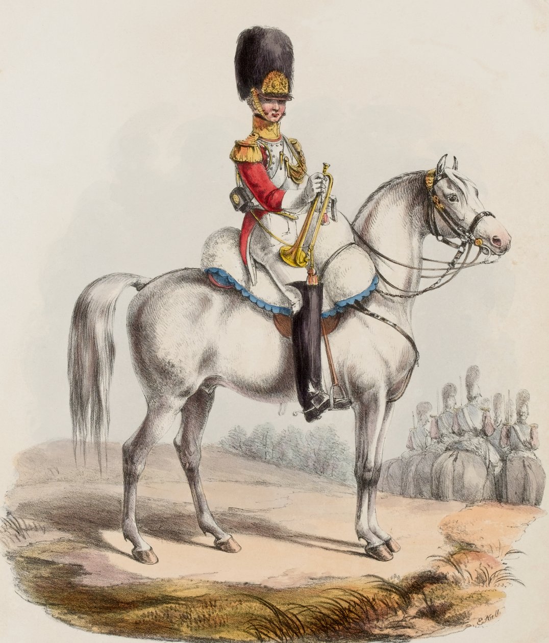 1. Livgarde, Trompetist af Edward (after) Hull