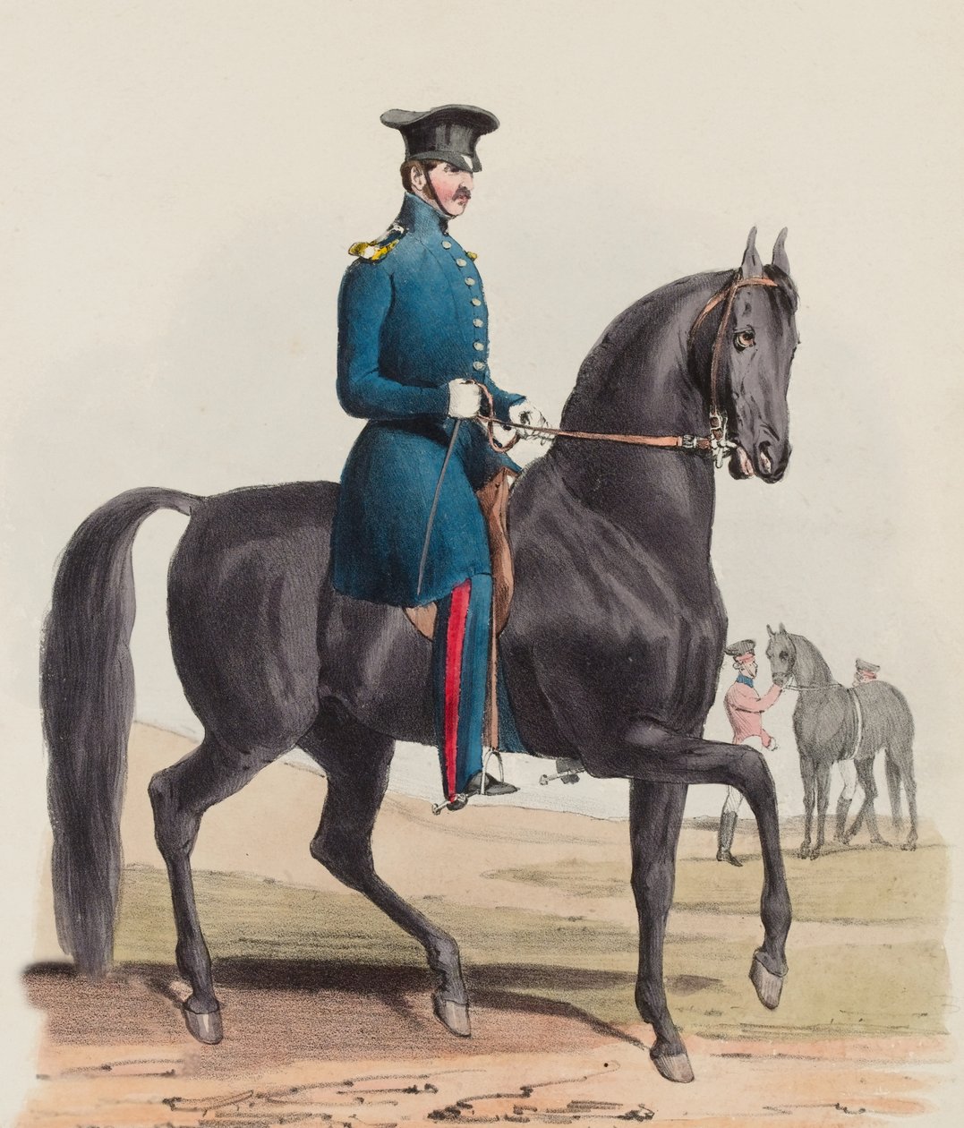 Kongelige Hestevagter, Ridemester og Rough Riders af Edward (after) Hull