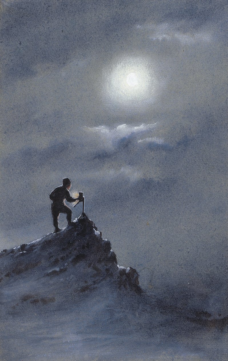 Birdie læser observationer på rampen, 6. juni 11, 1911 af Edward Adrian Wilson