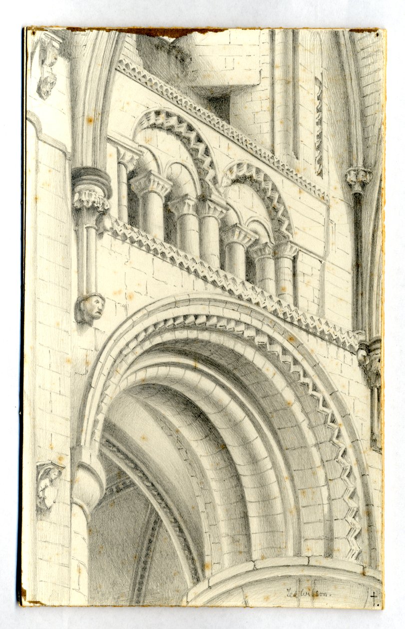 Gloucester Cathedral, 1900 af Edward Adrian Wilson
