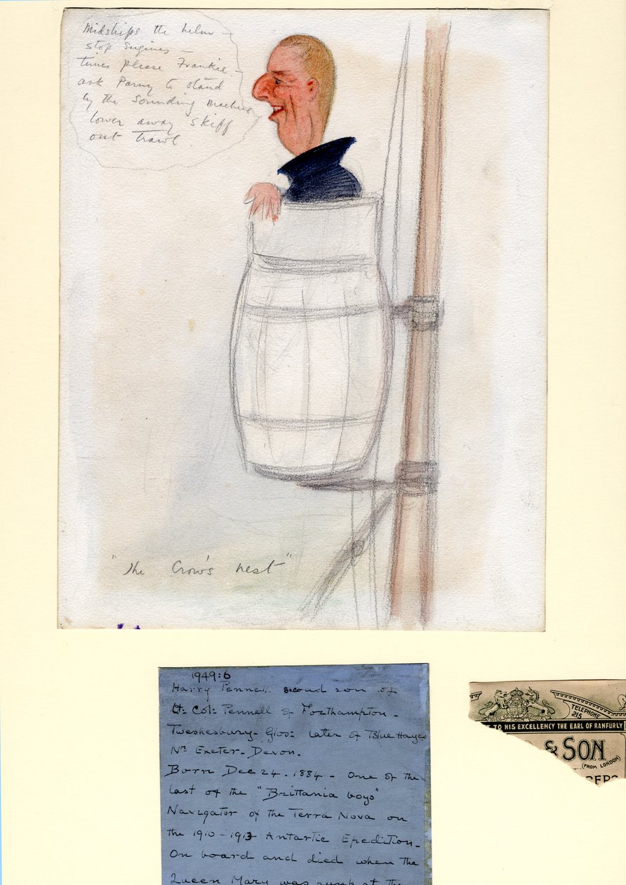 Henry Pennell, 1910-12 (wc & blyant på papir) af Edward Adrian Wilson