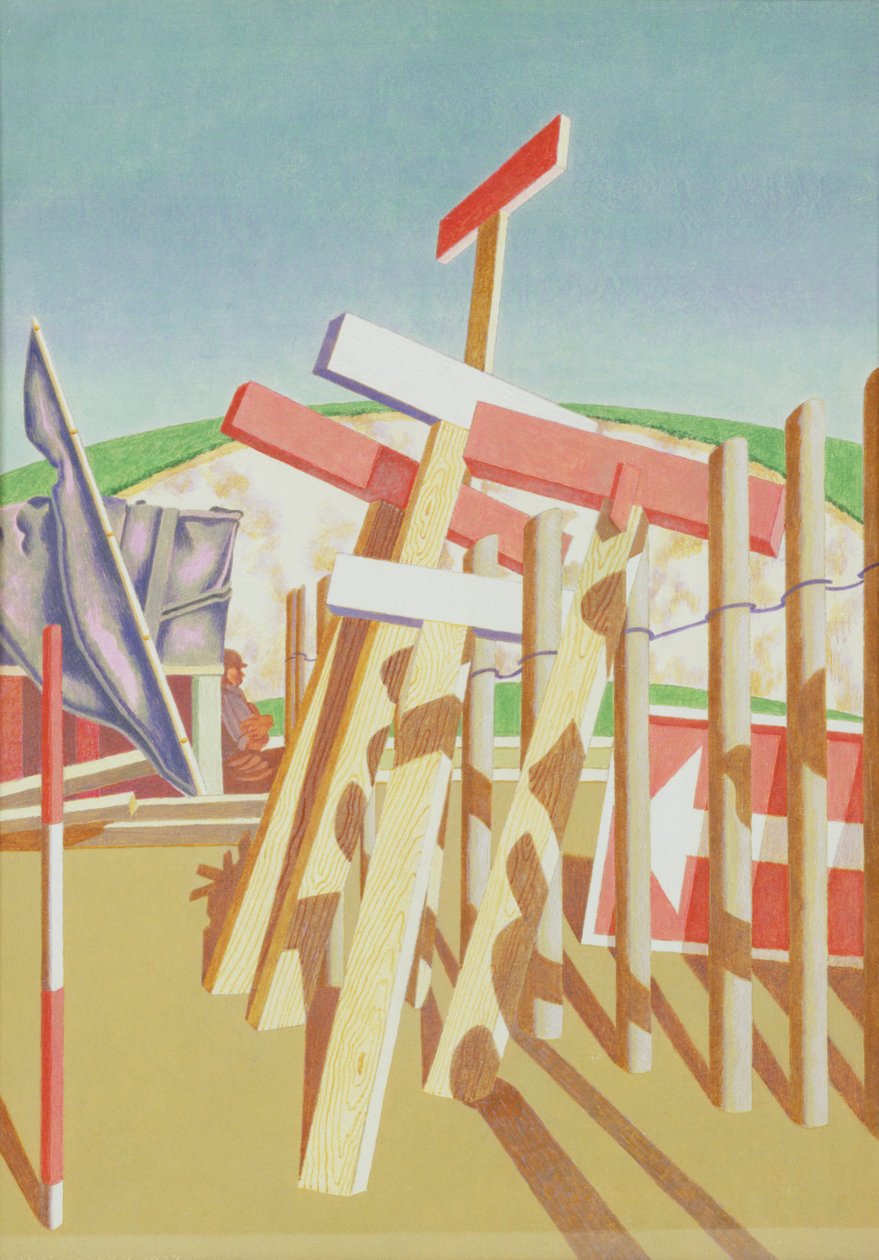 En Sussex By-Pass af Edward Alexander Wadsworth