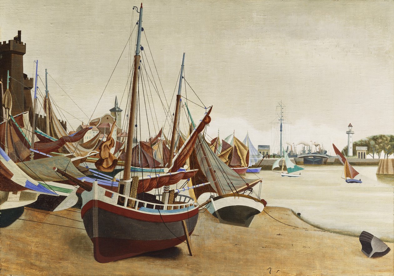 La Rochelle af Edward Alexander Wadsworth