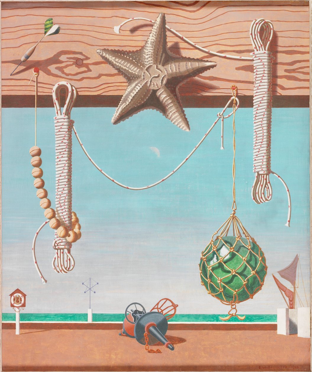 Marine sæt af Edward Alexander Wadsworth