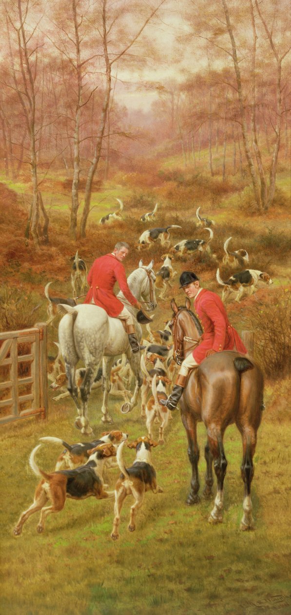 Jagtscene, 1906 af Edward Algernon Stuart Douglas