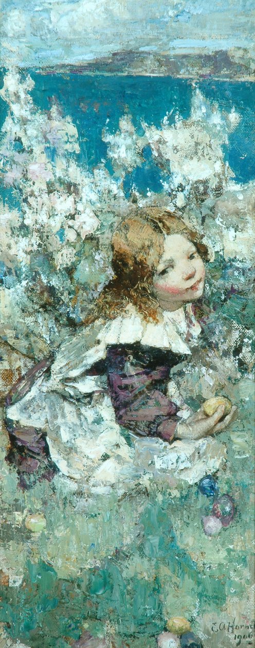 Barn om foråret af Edward Atkinson Hornel