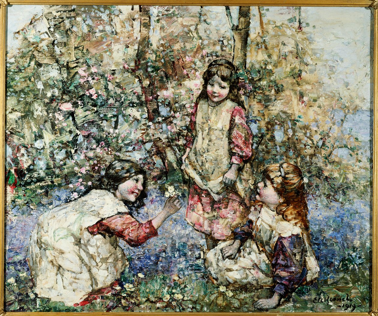 Indsamling af Primroser af Edward Atkinson Hornel