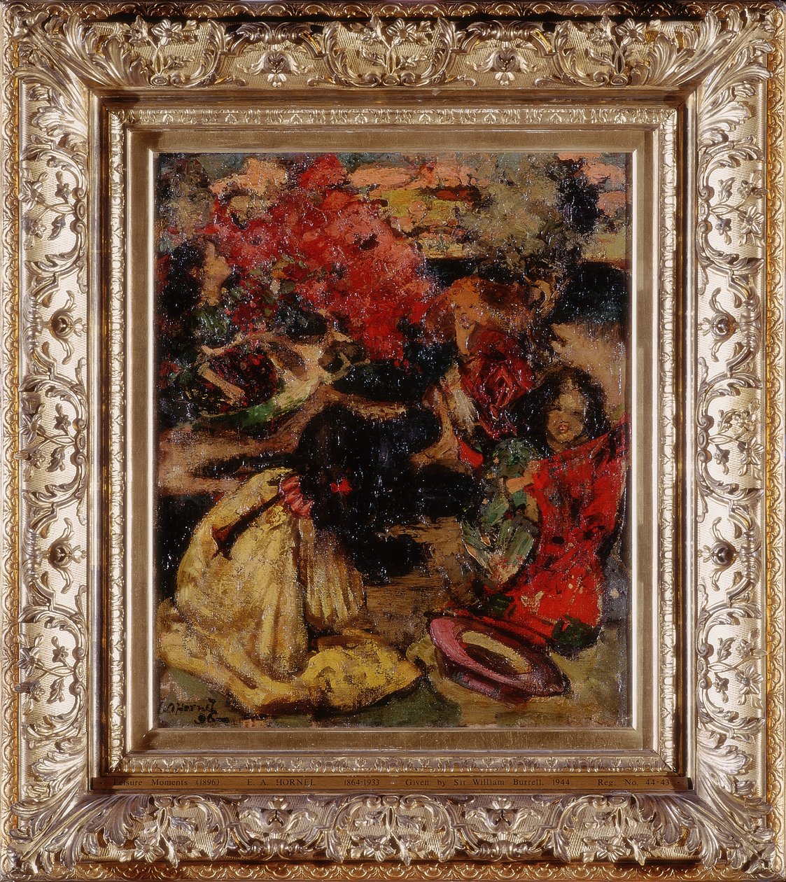 Leisure Moments (olie på lærred) af Edward Atkinson Hornel
