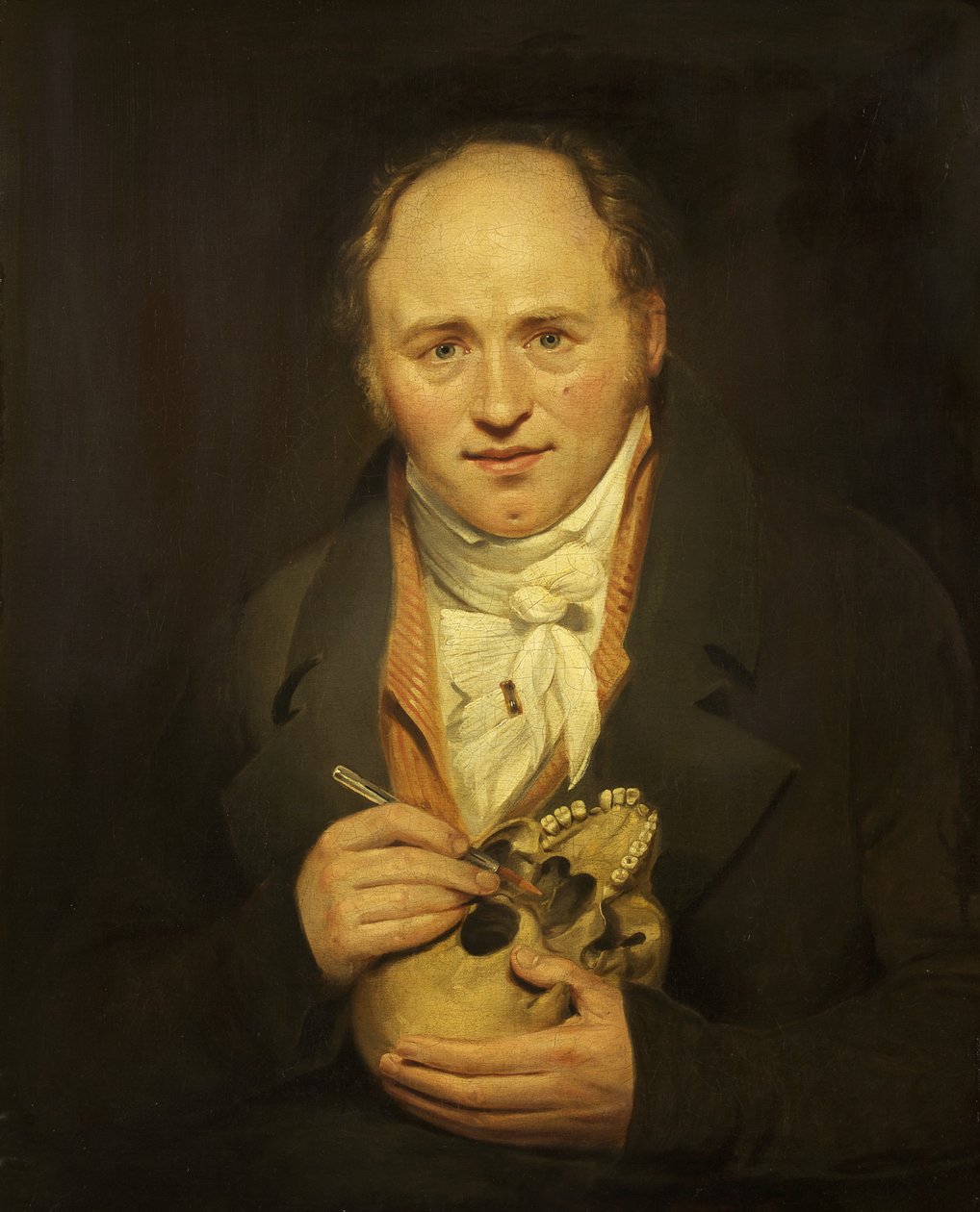 Portræt af Dr. John King (olie på lærred) af Edward Bird