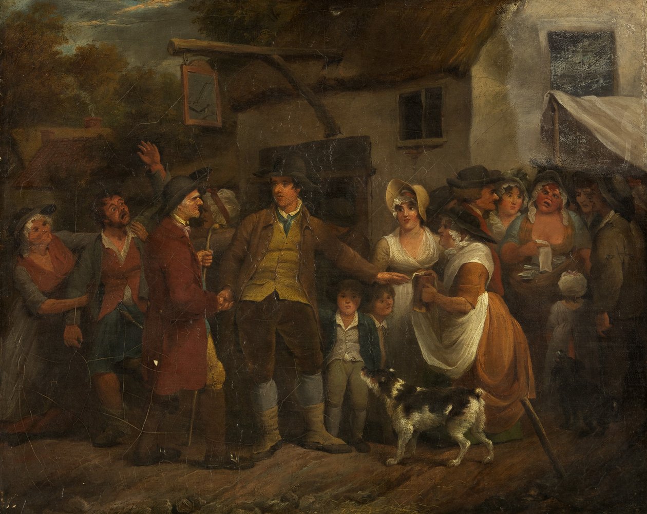 The Ale House Door (olie på lærred) af Edward Bird