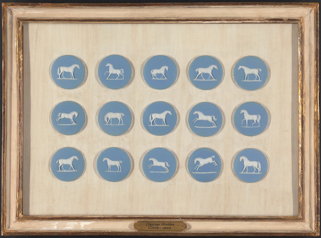 Horse Studies in Relief, efter George Stubbs af Edward Burch