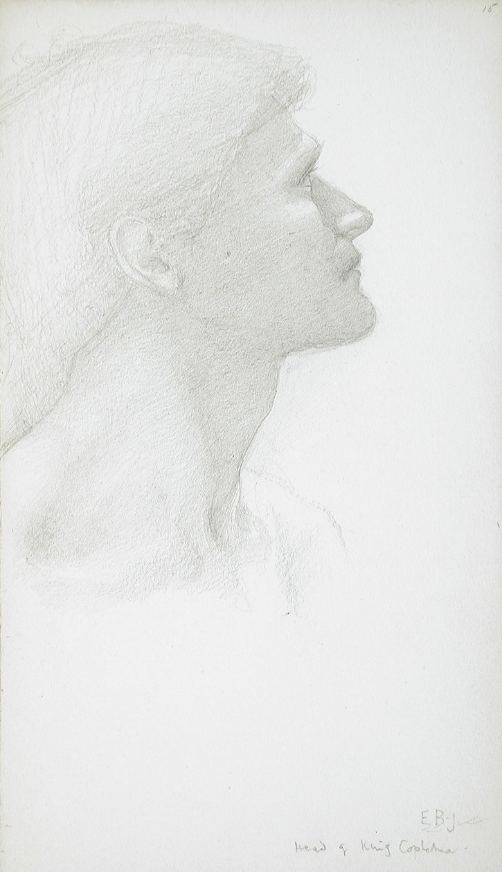 En mands hoved af Edward Burne-Jones