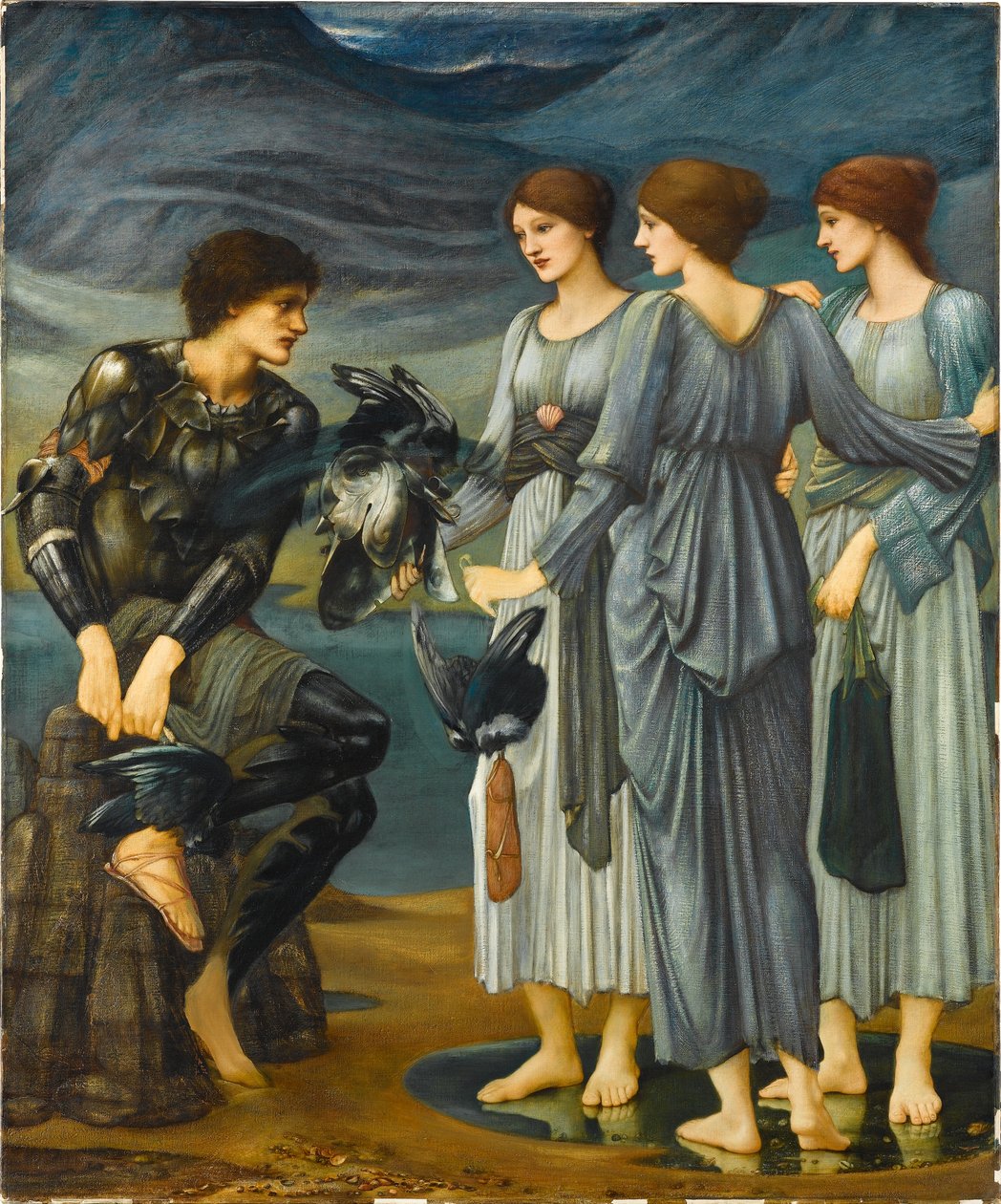Perseus og havnymferne af Edward Burne-Jones