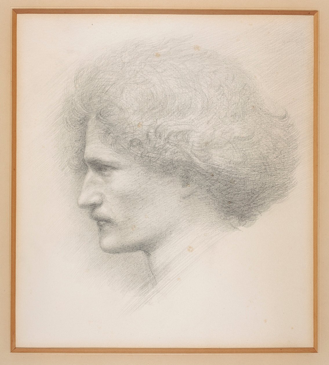 Portræt af Ignacy Jan Paderewski af Edward Burne-Jones
