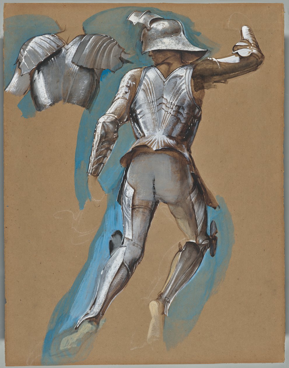 Studie til Perseus af Edward Burne-Jones