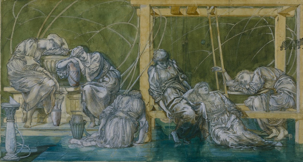Havegården af Edward Burne-Jones