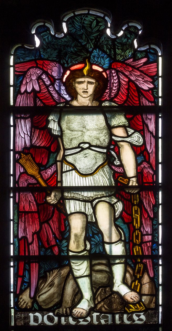 Cambridge, Jesus College Chapel, Morris & Co., Edward Burne-Jones, Powers, 1873 af Edward Burne Jones
