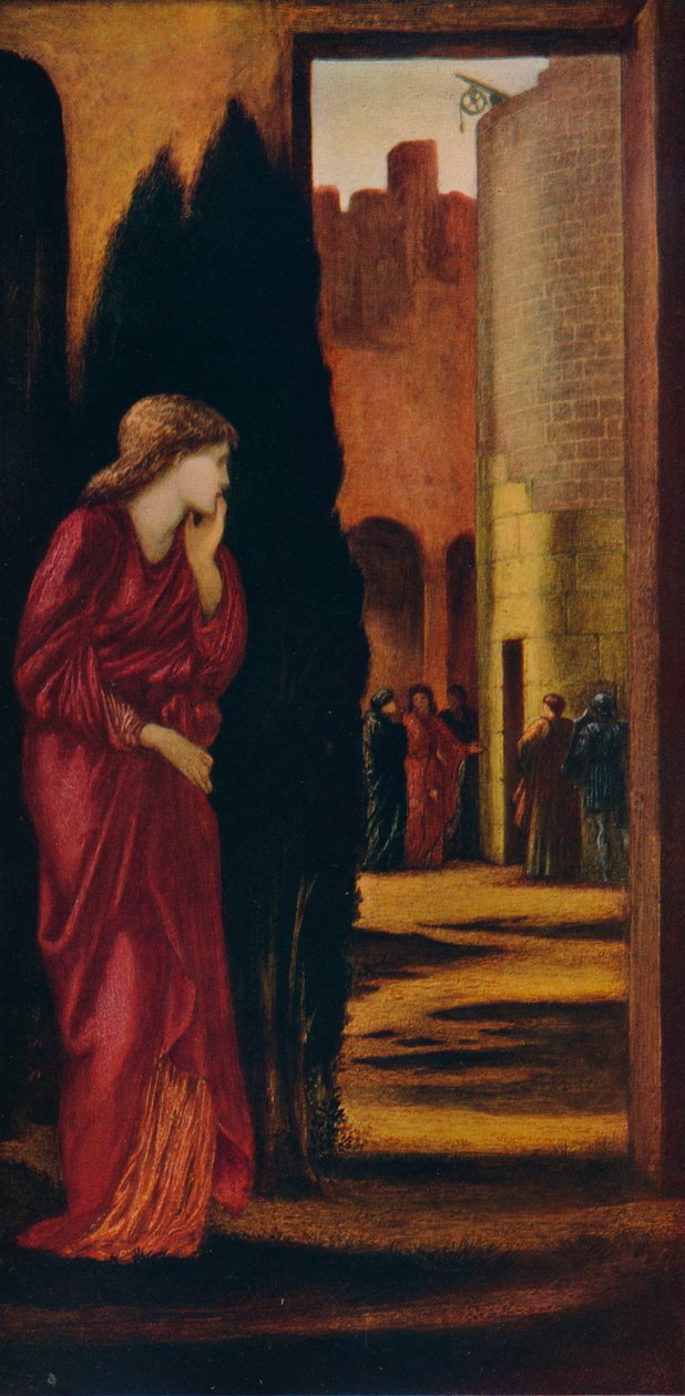 Danaë og det frække tårn, 1872. af Edward Burne Jones