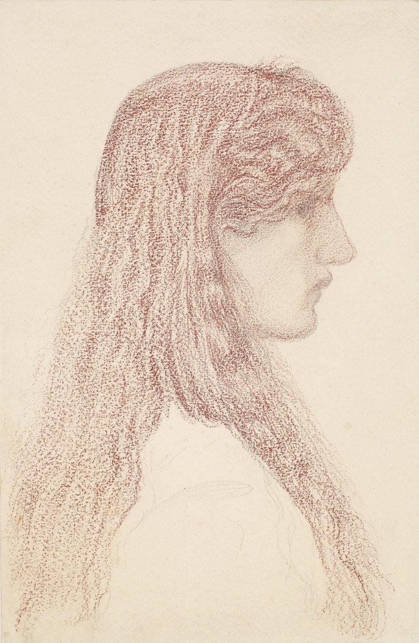 Maria Zambaco - Profilundersøgelse af Edward Burne Jones