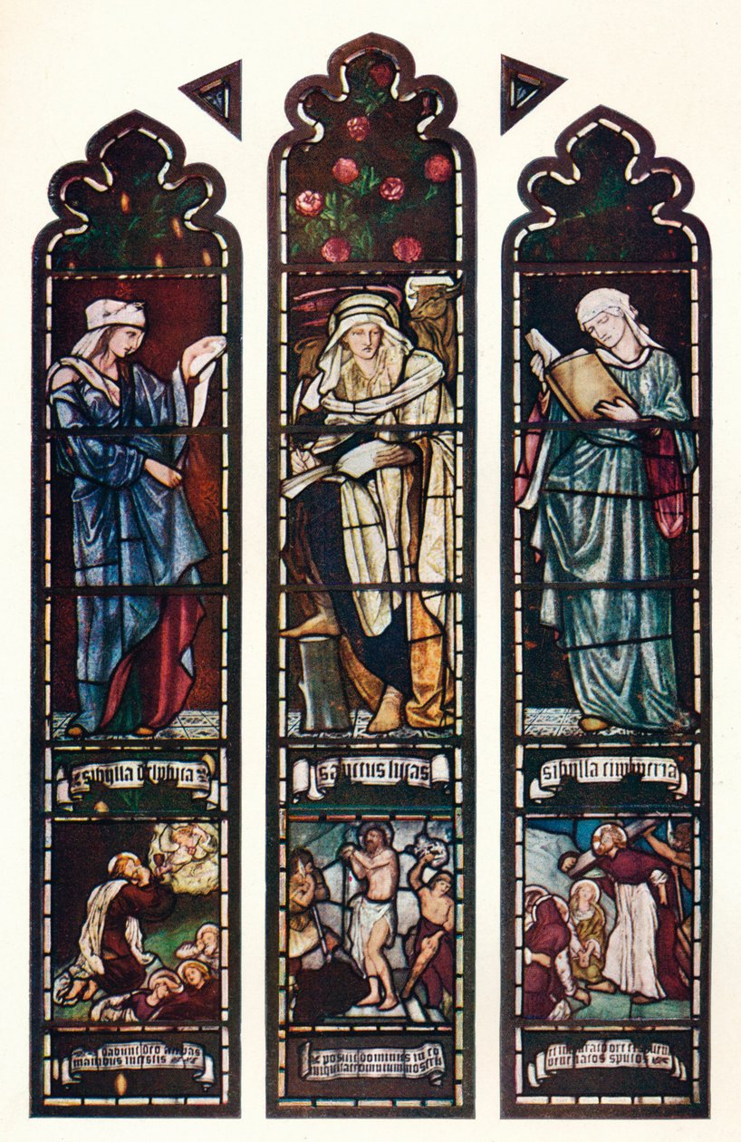 Sibyl Window, Jesus College Chapel, Cambridge, c1872 af Edward Burne Jones
