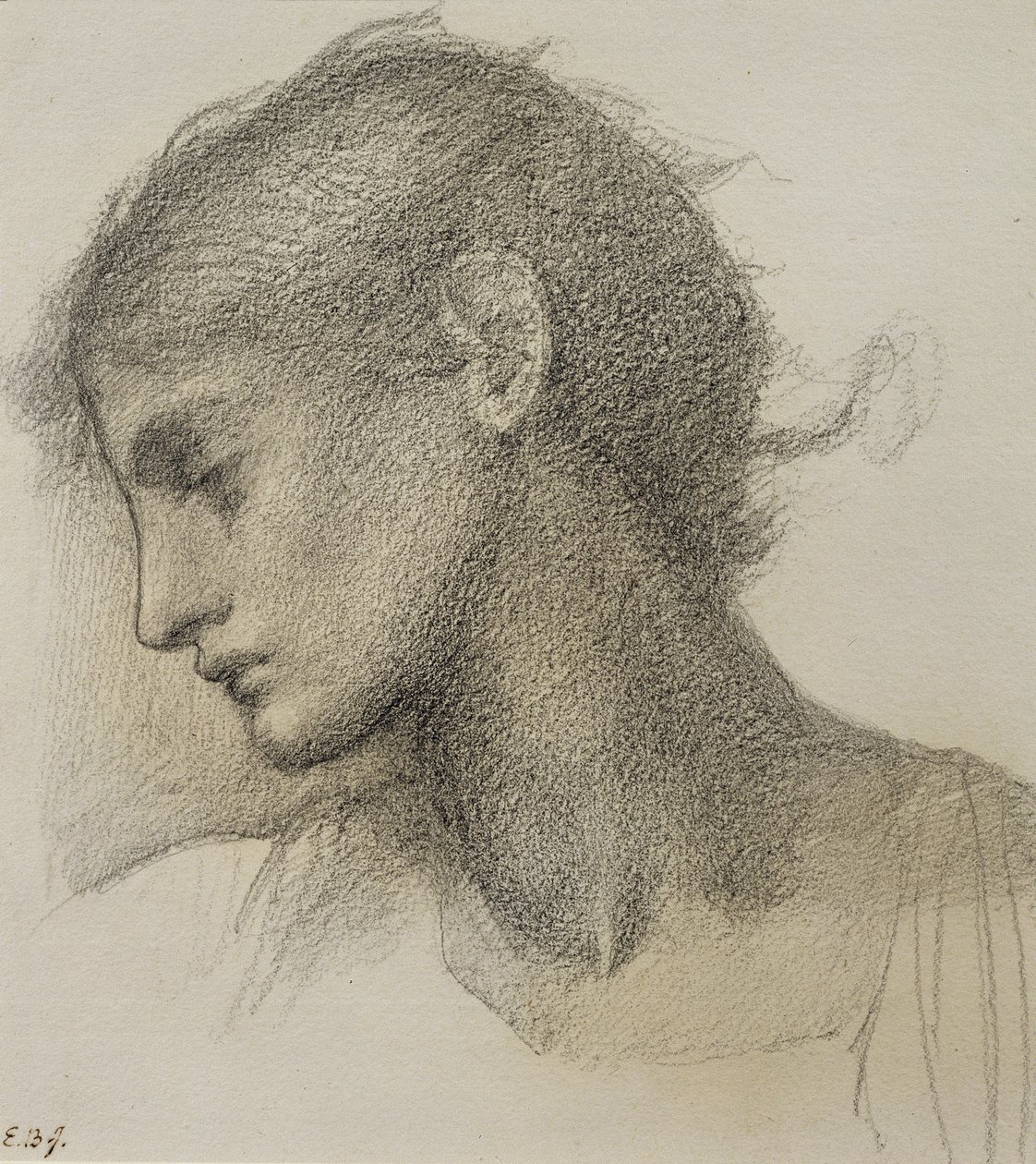 Studie af et hoved, for 