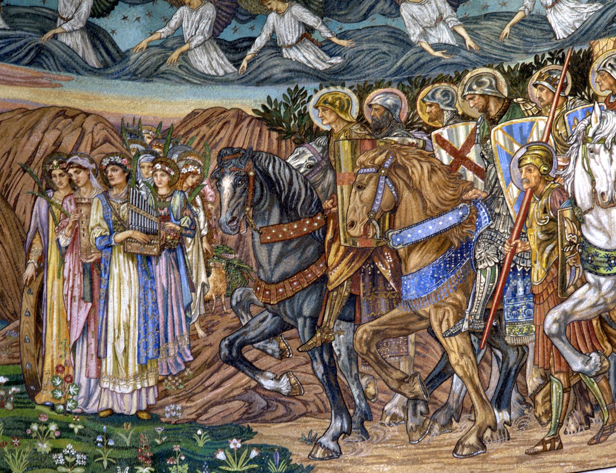 Jomfruen og de hellige martyrer, 1880