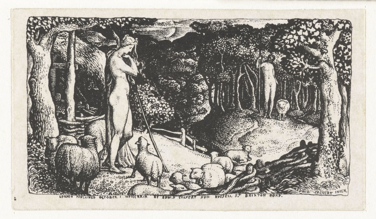 livet på landet Ideelt præsteliv af Edward Calvert