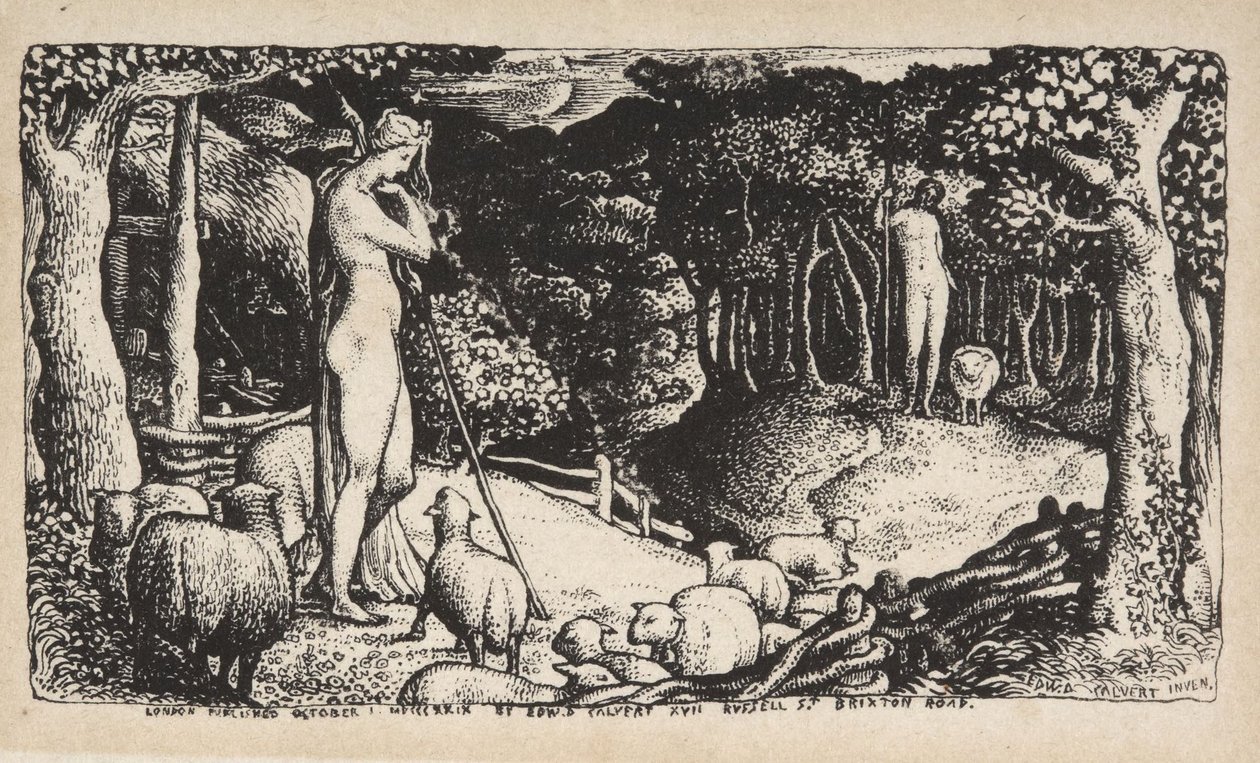 Ideelt hyrdeliv af Edward Calvert