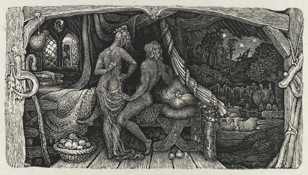 Kammeridyllen, 1831. af Edward Calvert