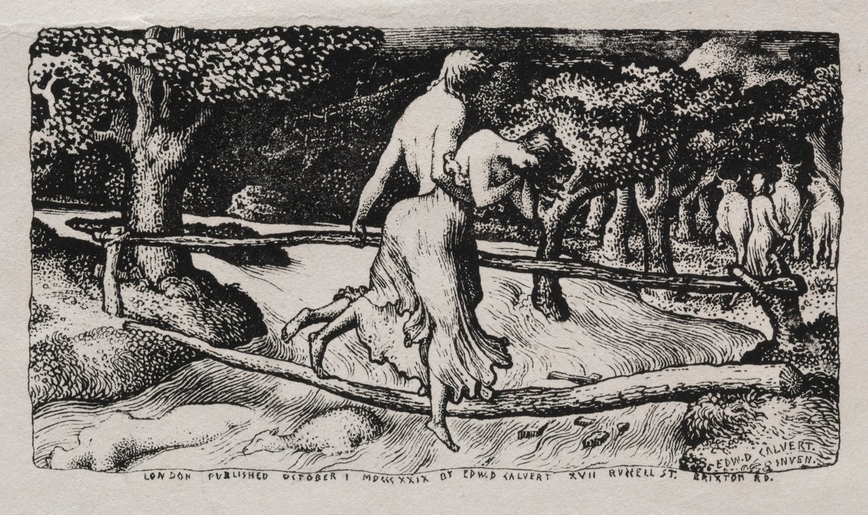 Syndfloden, 1829. af Edward Calvert