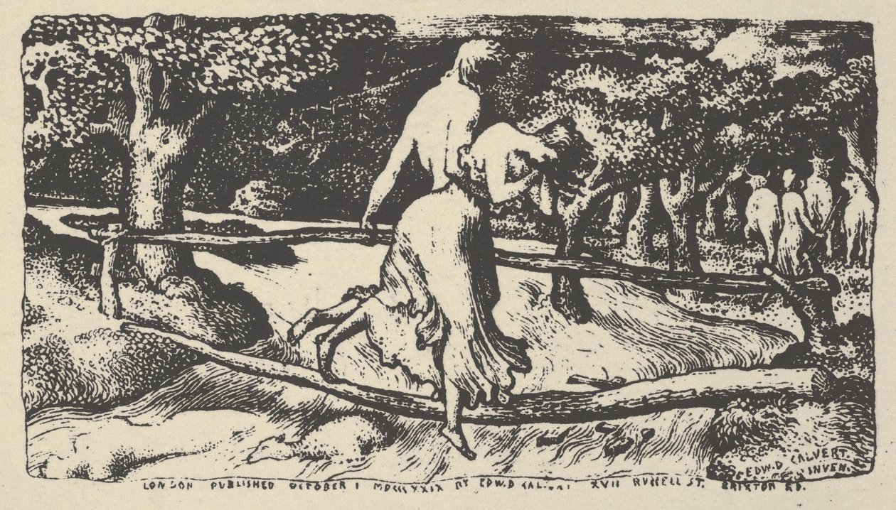 Syndfloden, 1904. af Edward Calvert