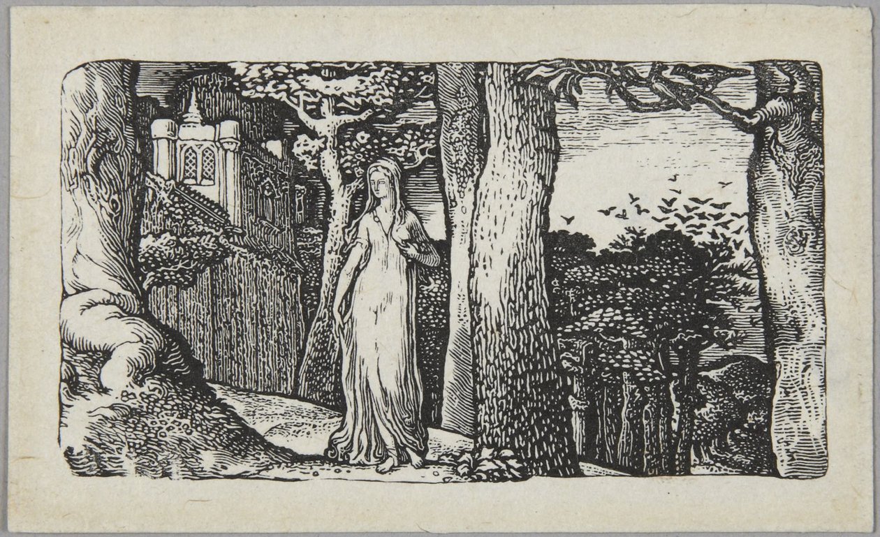 Damen med rågerne af Edward Calvert